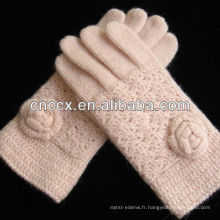 13ST1019 noble Mesdames pur angora tricot gants de main